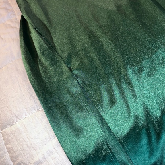 Windsor Teal One Shoulder Dress - Picture 4 of 4